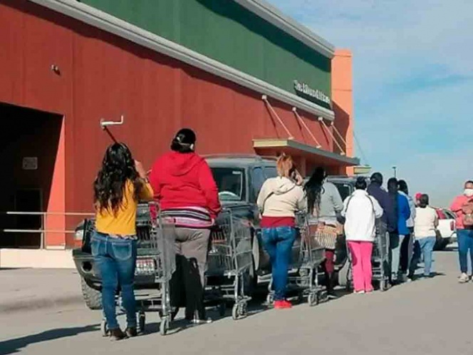 Compras de pánico en Chihuahua por restricción en la movilidad