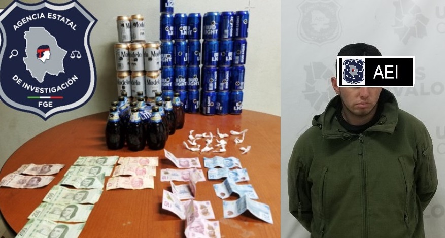 Lo arrestan con droga, cerveza y dos motos en Parral