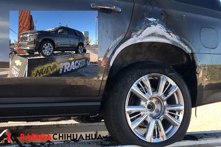 Le prenden fuego a camioneta demo Tahoe de $1 millón en la Juárez