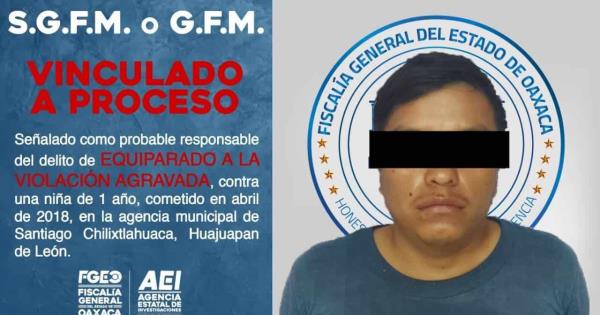 Niña de 1 año sufre violación en Oaxaca; detienen a presunto agresor sexual