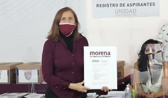 “Morena con ‘M’ de mujer”; se registra Almeida como precandidata a gobernadora