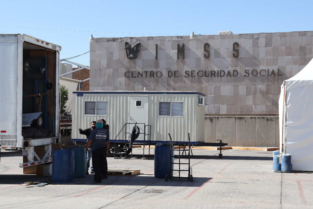 Pone IMSS en operación nuevo hospital Covid de la colonia San Felipe