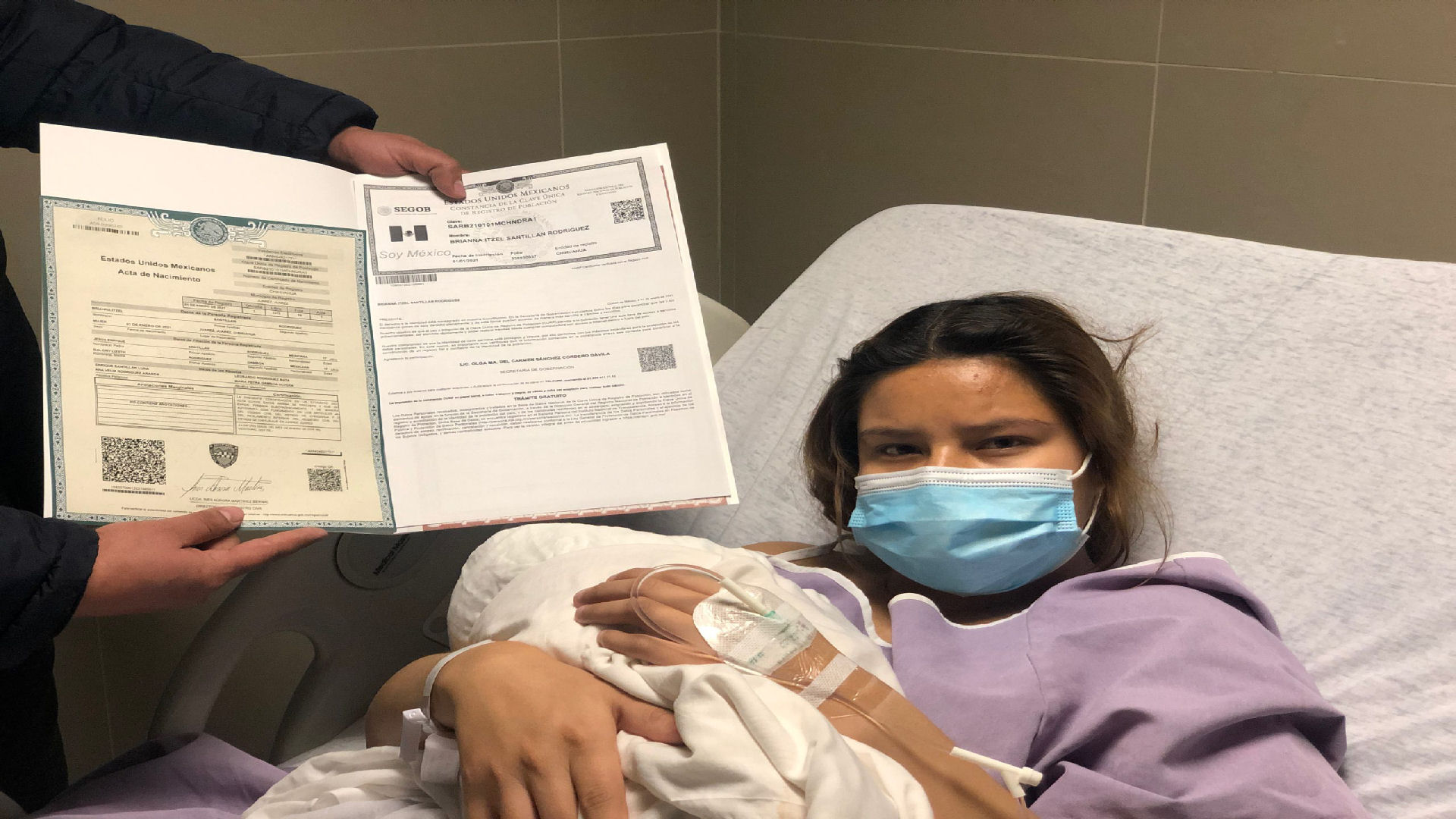 Briana, fue la primera bebé del 2021 en Juárez
