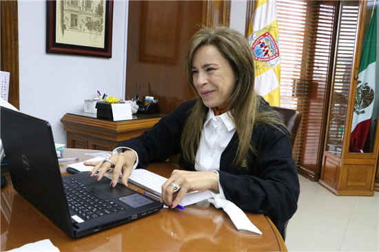 Reeligen a Jorge Cruz en Coparmex; Alcaldesa lo felicita