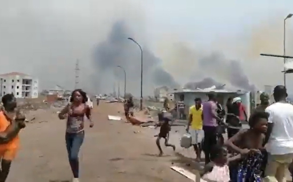 Fuertes explosiones en Guinea Ecuatorial deja 20 muertos y centenas de heridos