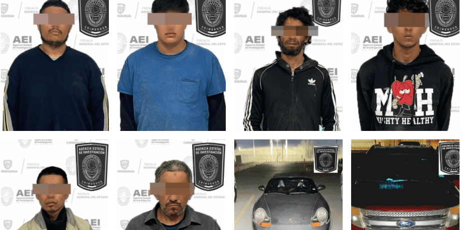 Detienen a siete presuntos secuestradores en Ciudad Juárez