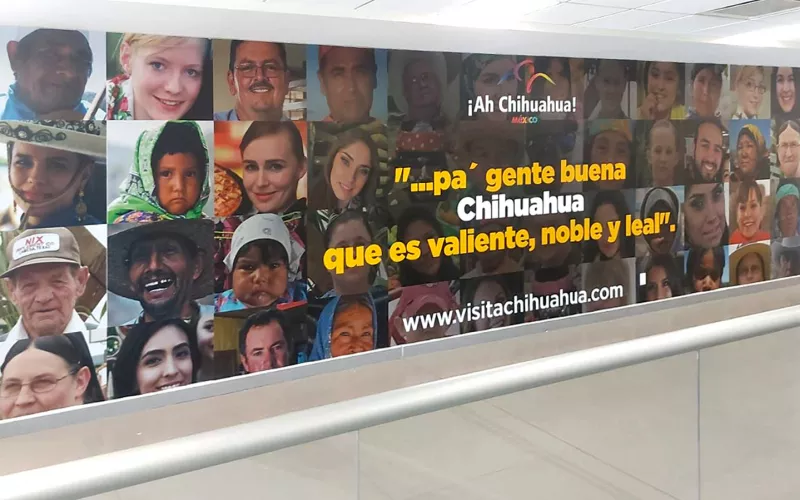 Presenta Fideicomiso ¡Ah Chihuahua! atractivos turísticos del estado en el Aeropuerto de la capital