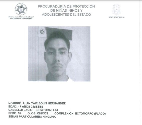 Piden apoyo para localizar a familiares de menor chihuahuense ubicado en Tijuana