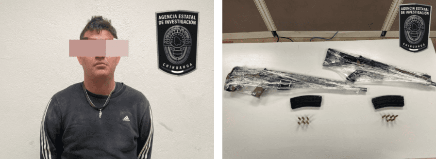 Detienen a persona que transportaba dos fusiles de asalto en Ciudad Juárez
