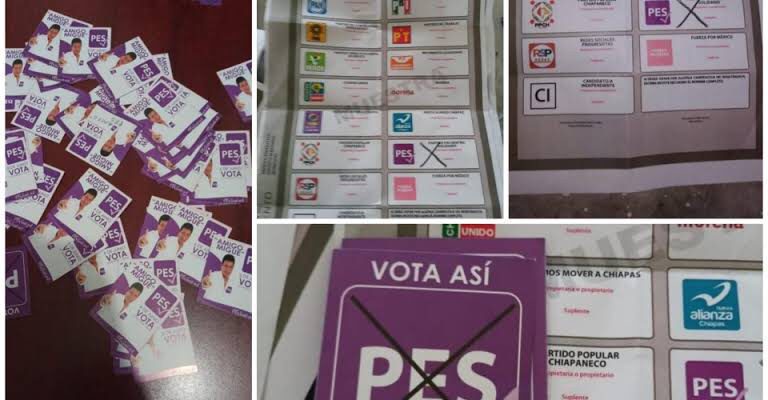 Amenaza el PES con regresar a las boletas