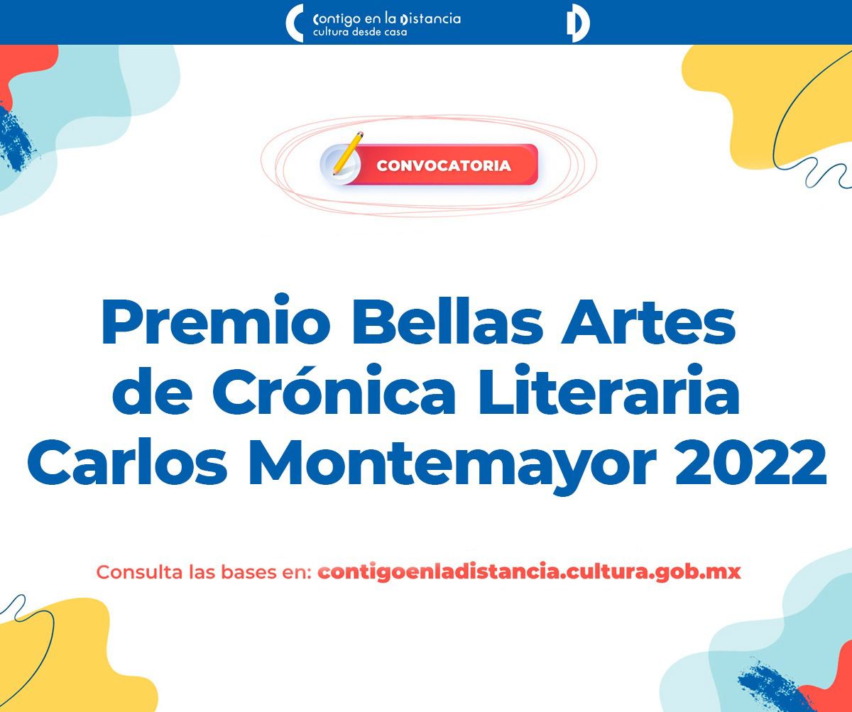 Lanzan convocatoria para el Premio Bellas Artes de Crónica Literaria Carlos Montemayor
