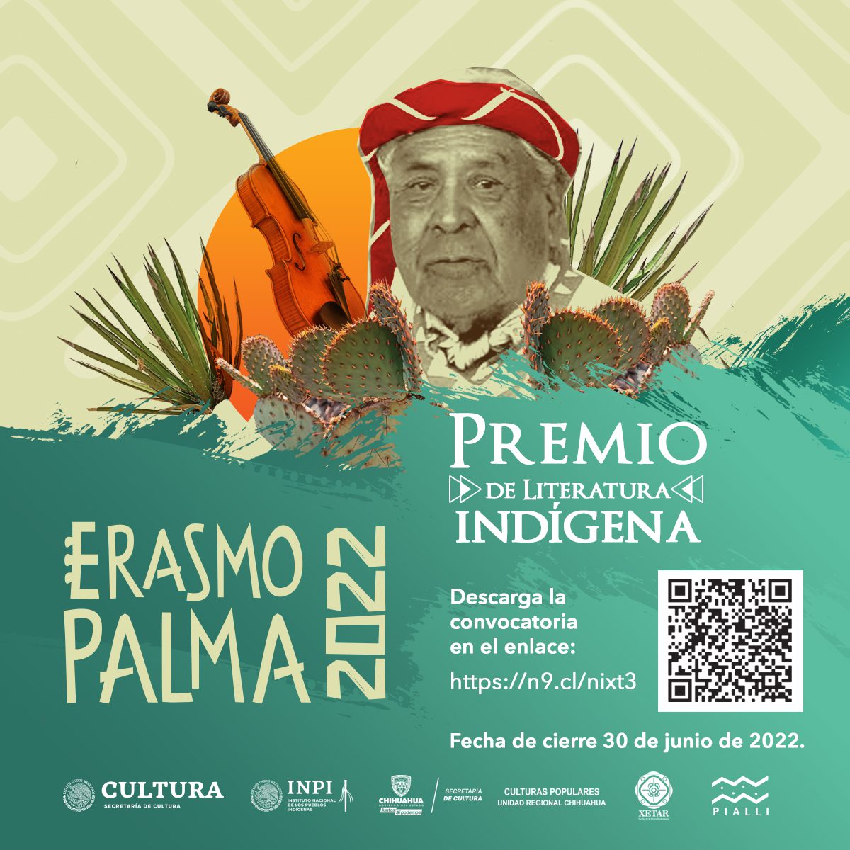 Lanzan la convocatoria Premio de Literatura Indígena Erasmo Palma 2022