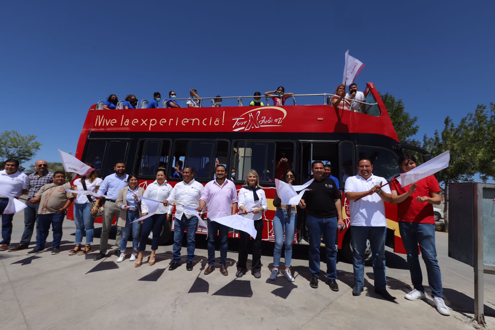 Pone en marcha Cruz Pérez Cuéllar recorridos gratuitos del Turibus por museos de Juárez