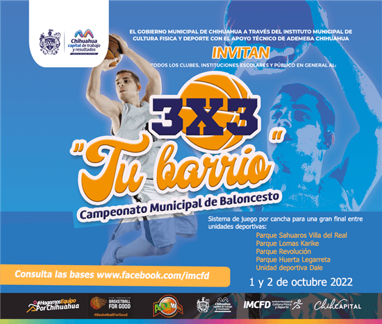 Invitan al primer Torneo Municipal de Baloncesto 3×3 “Entre Barrios”