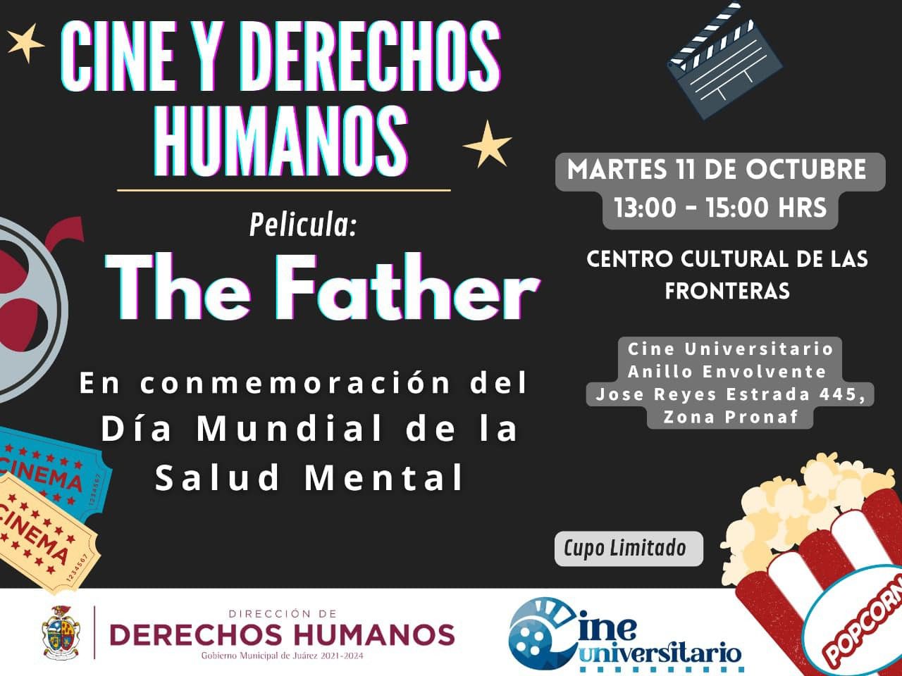 Derechos Humanos proyectará función de cine en Ciudad Juárez para concientizar sobre la salud mental