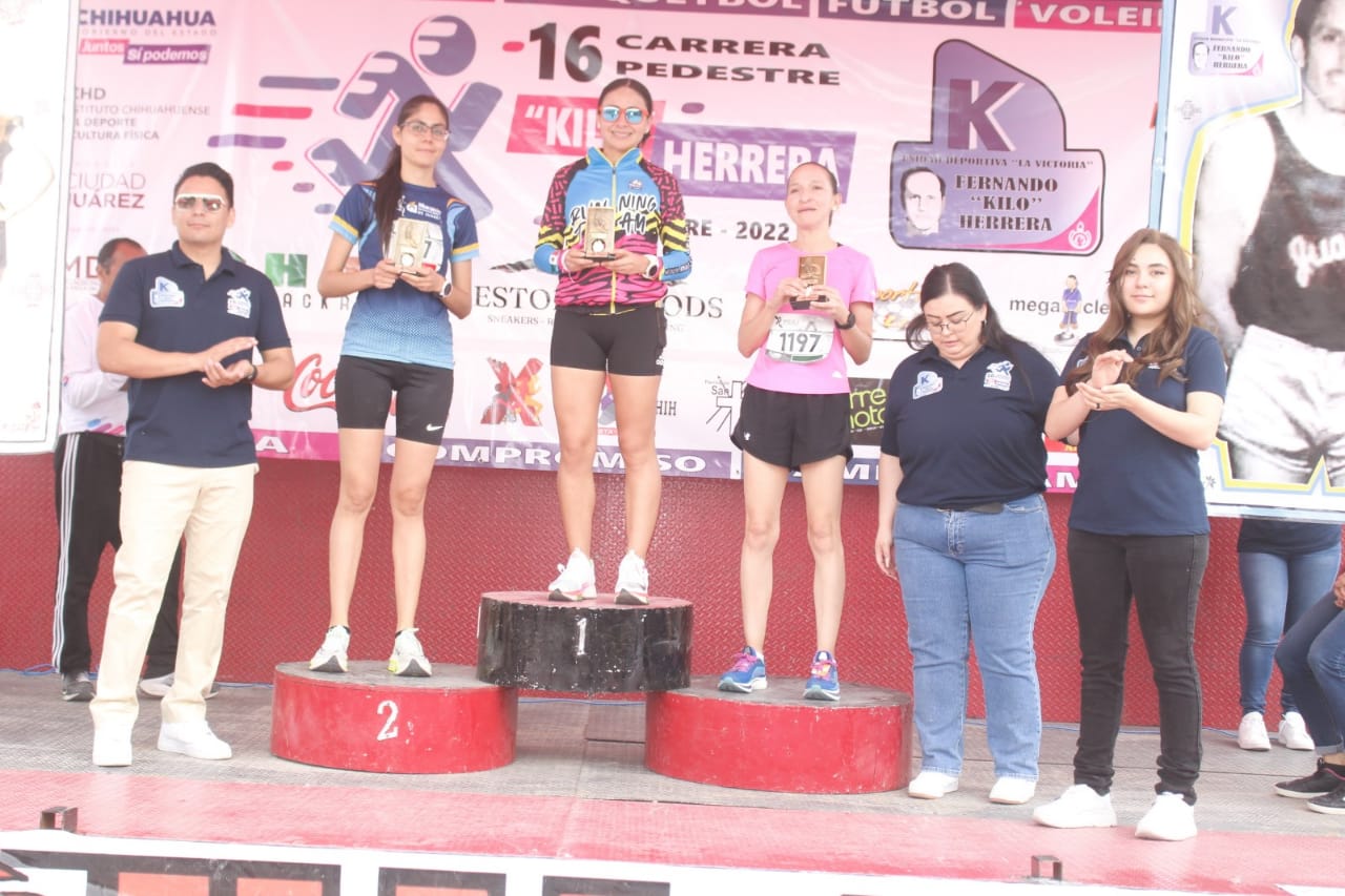 Reyes Daniel y Elizabeth Ávila ganaron quinta etapa del Circuito Atlético Pedestre de Ciudad Juárez