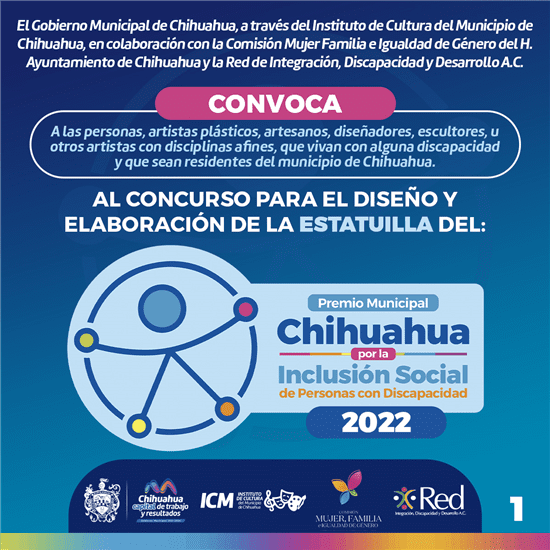 Participa en la creación de estatuilla al Premio Municipal Chihuahua por la Inclusión Social de Personas con Discapacidad