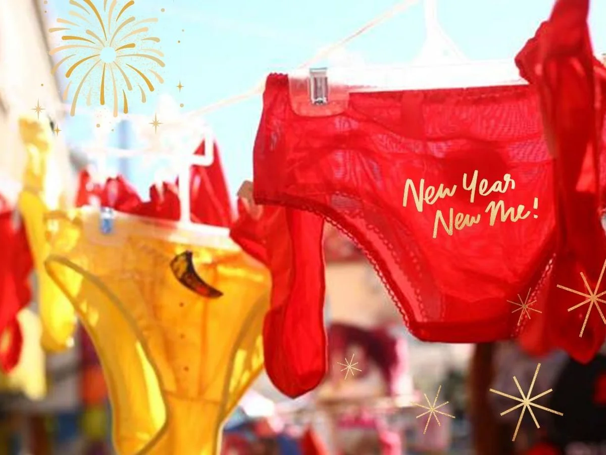 Así nace el ritual de calzones rojos y amarillos para Año Nuevo