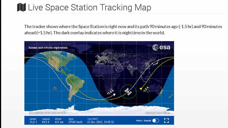 NASA dice cuándo ver la Estación Espacial Internacional en tu ciudad esta Navidad