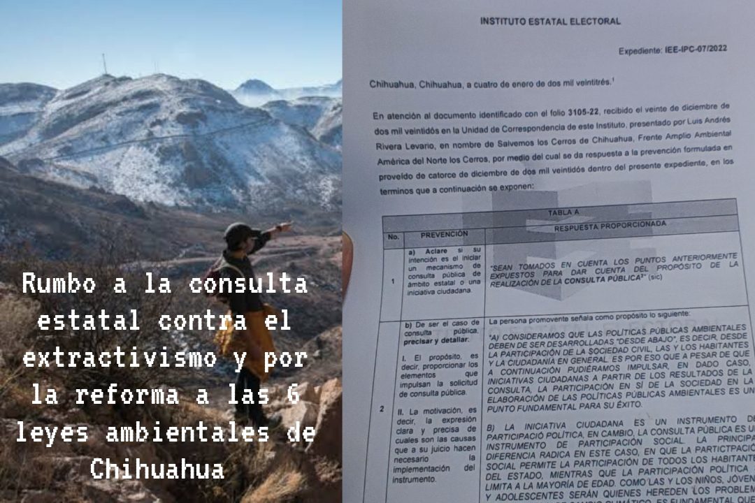 Promoverán consulta para una reforma integral del medio ambiente en Chihuahua