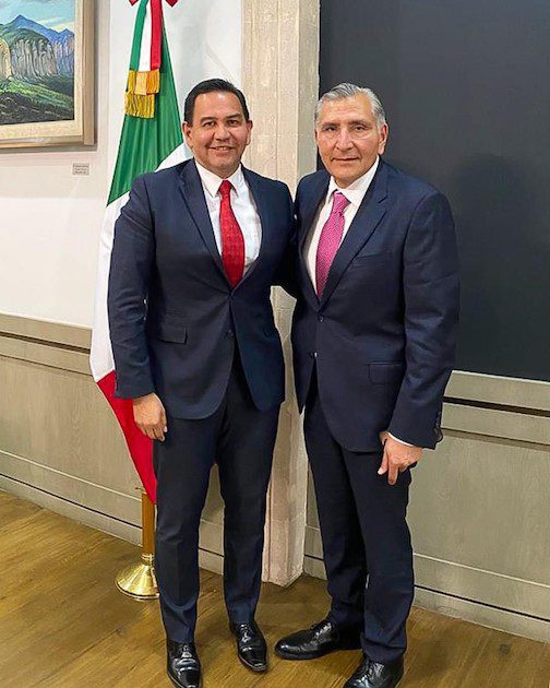 Adán Augusto visitará Juárez; Expondrá Cruz Pérez Cuellar problemática de la frontera durante Cumbre de Alcaldes Fronterizos