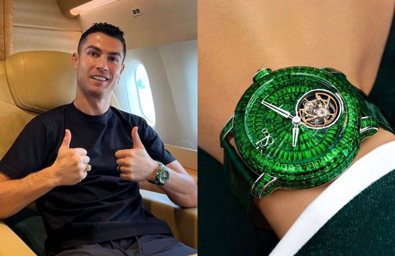 Este es el lujoso reloj de Cristiano Ronaldo y no es Rolex ni Casio