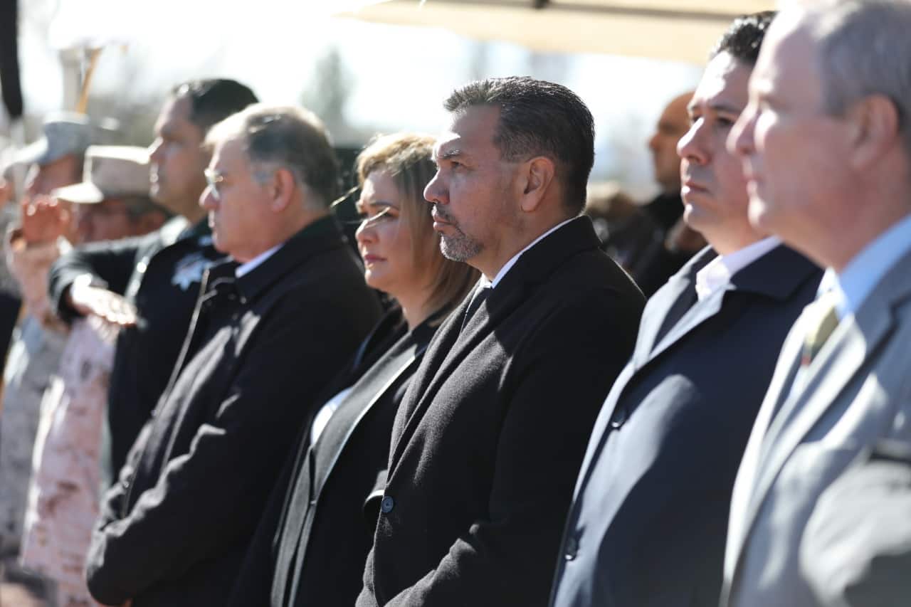 Asistió alcalde Cruz Pérez Cuéllar a la ceremonia luctuosa por elementos fallecidos