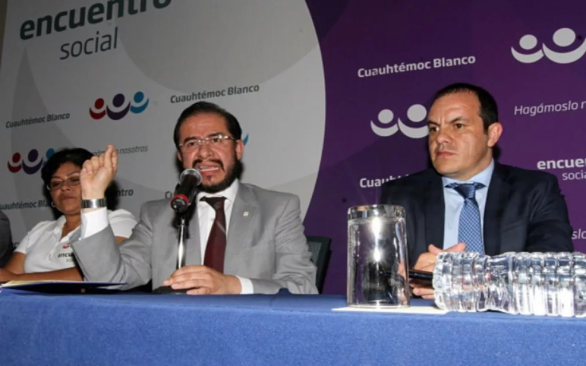 “Truena” PES con Cuauhtémoc Blanco; el gobernador de Morelos se defiende