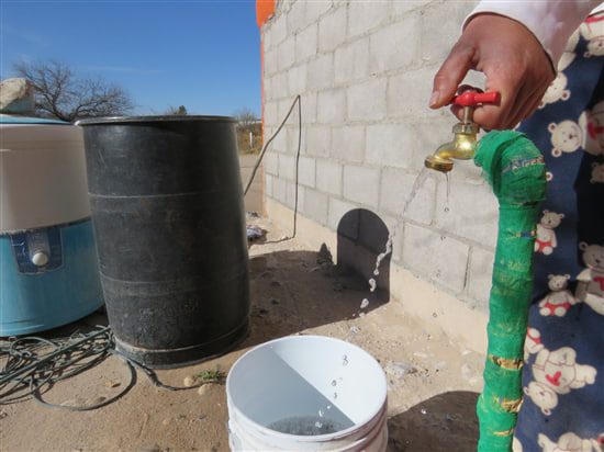 Rehabilitan línea general de agua potable en el seccional de Ciénega de Ortiz