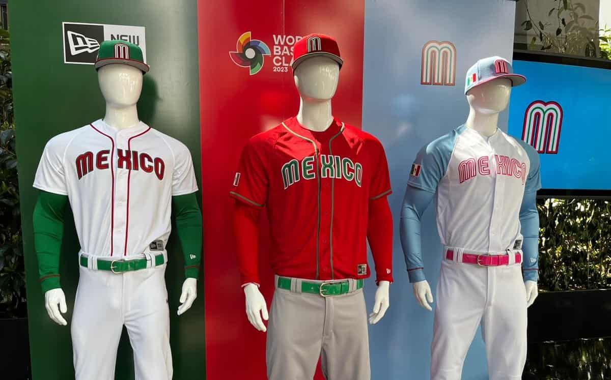 México presenta sus uniformes para el Clásico Mundial de Beisbol 2023