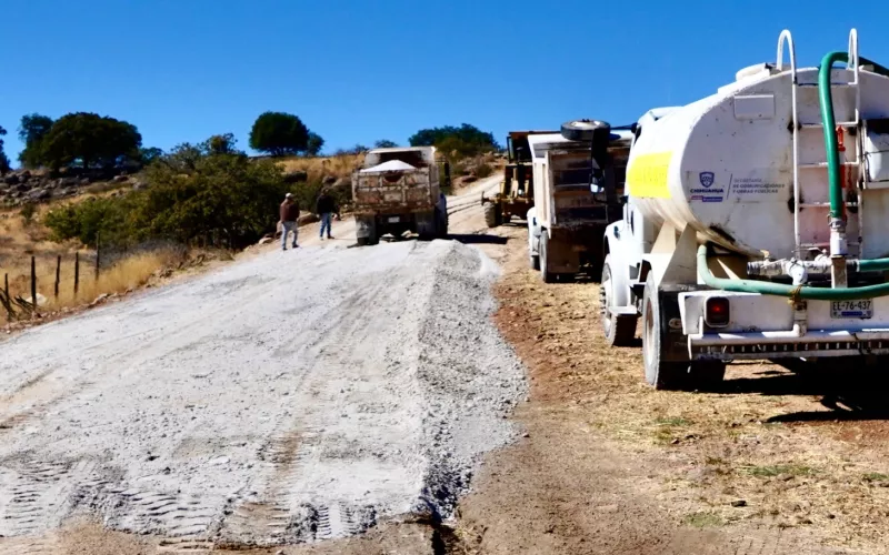 Inician rehabilitación de caminos en Balleza y comunidades aledañas