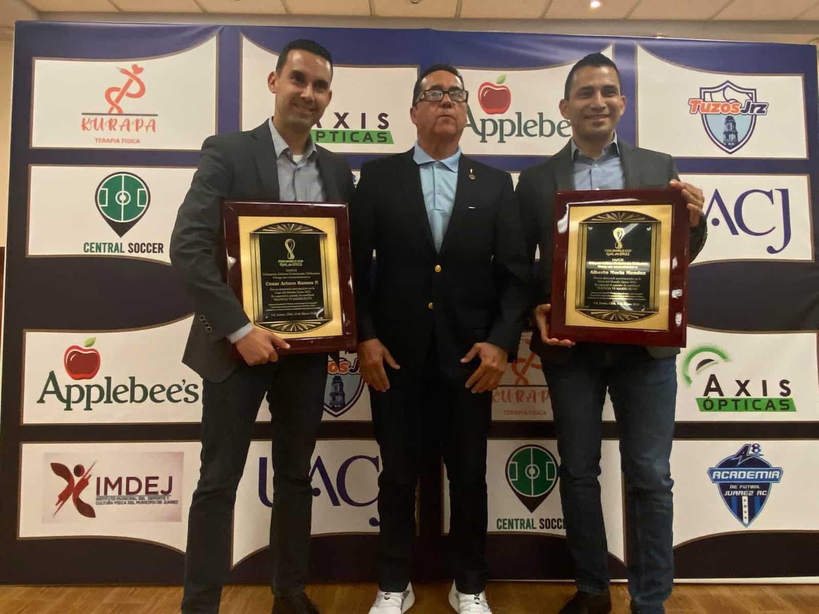Imparte plática motivacional árbitro mundialista en Ciudad Juárez