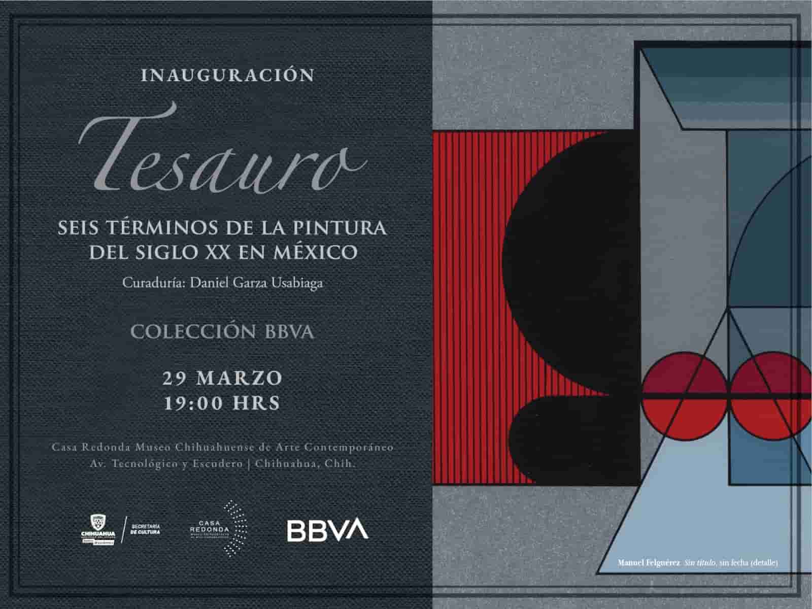 Se presentará la exposición “Tesauro” en el Museo Chihuahuense de Arte Contemporáneo “Casa Redonda”