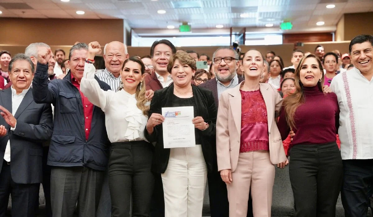 Delfina Gómez se registra como candidata a la gubernatura del Estado de México