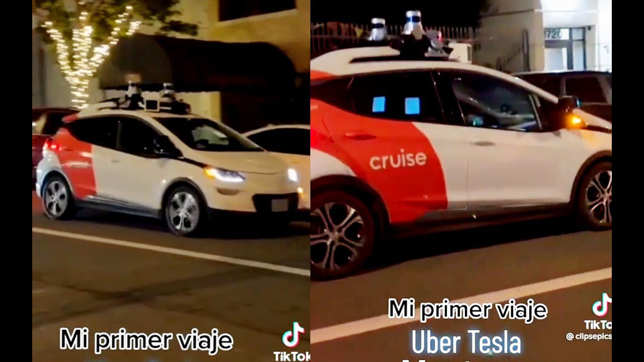 Joven graba primer viaje de Uber en auto Tesla sin chofer