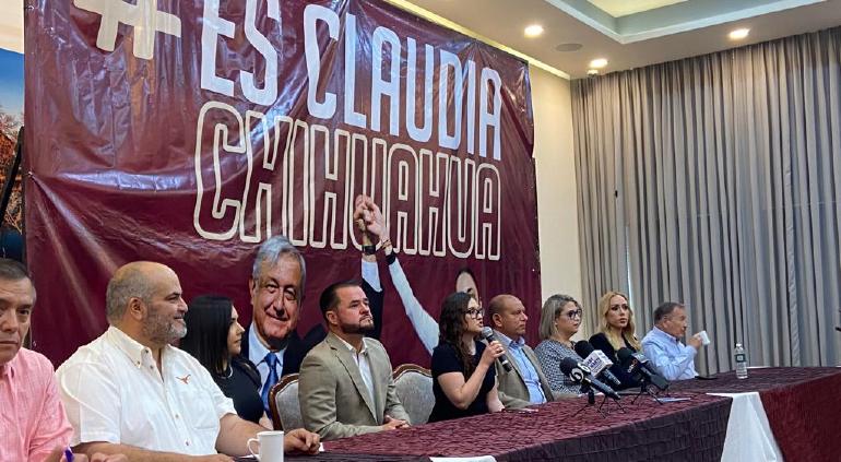 LA CORCHOLATA SHEINBAUM EN CHIHUAHUA CAPITAL. . . CRUZ NO SE QUIERE METER EN PLEITOS AJENOS, PIDE PONERSE A CHAMBEAR. . . MIGRANTES HOSPITALIZADOS, SOLO QUEDAN 5. . .