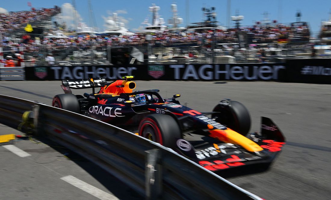 Checo Pérez sufre choque y queda fuera de la qualy del Gran Premio de Mónaco