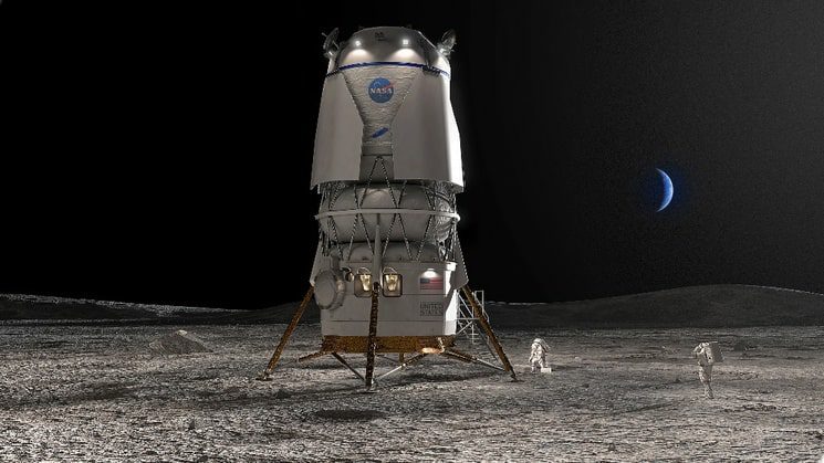 Blue Origin gana contrato con NASA para módulo de aterrizaje lunar