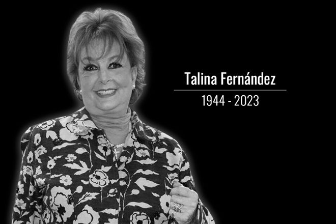 Muere la conductora Talina Fernández tras ser hospitalizada de emergencia