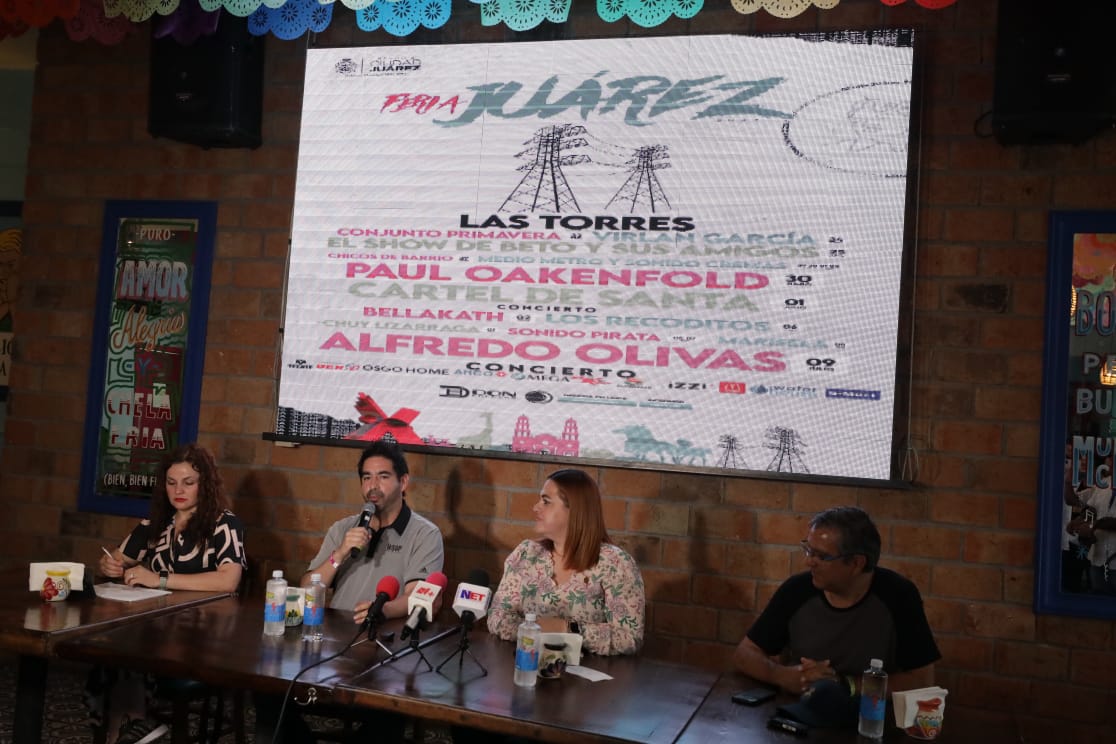 Anuncian Feria Juárez 2023 en avenida De las Torres