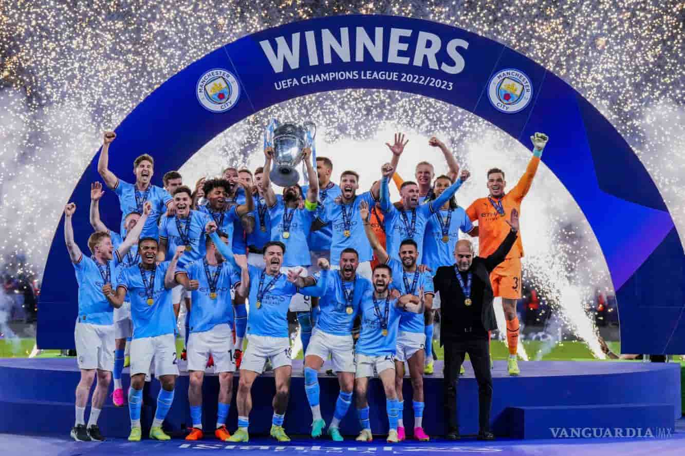 Manchester City gana la Champions League por primera vez en su historia