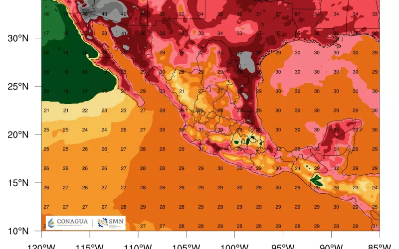 Pronostica Protección Civil nuevo aumento de temperaturas en el transcurso de la semana