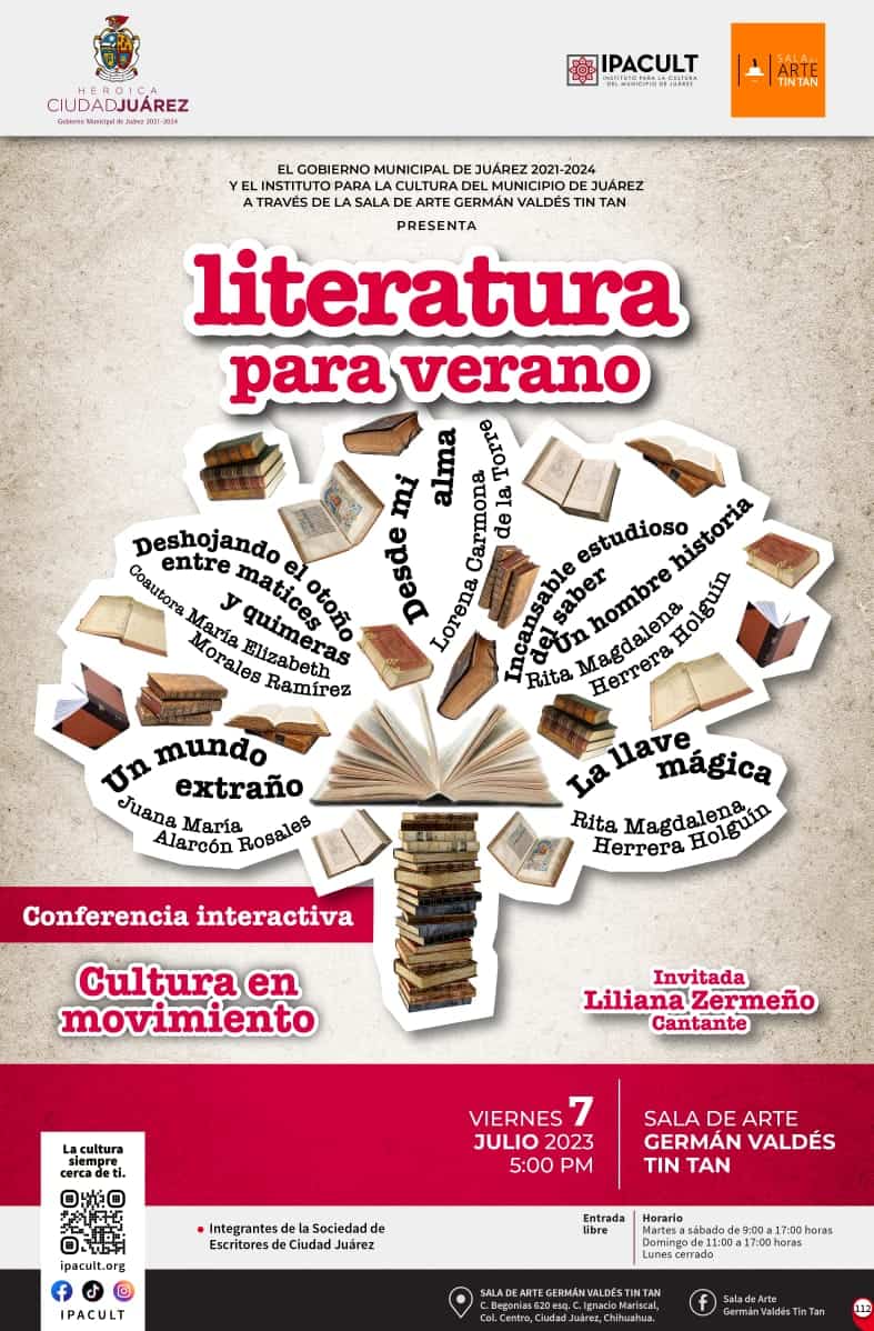 Invitan en Ciudad Juárez a programa de literatura para el verano 2023