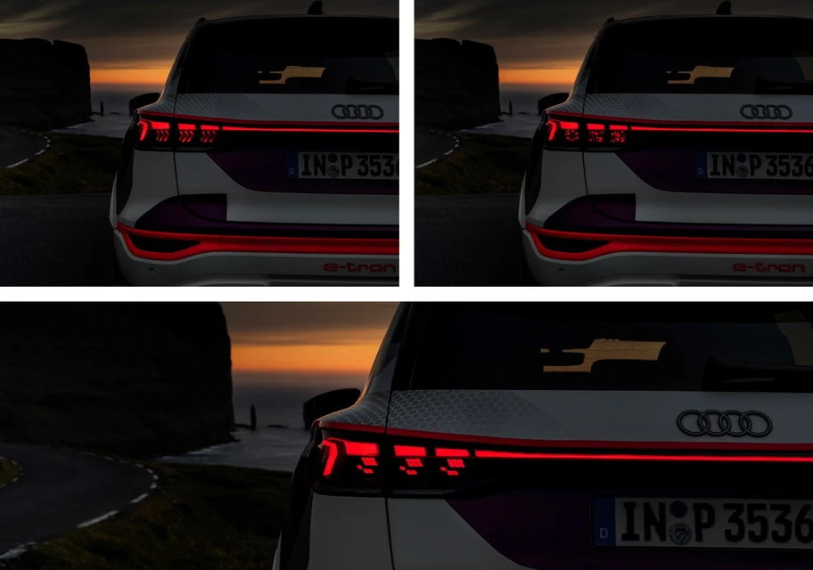 Audi Q6 e-tron incluye la segunda generación de iluminación OLED digital