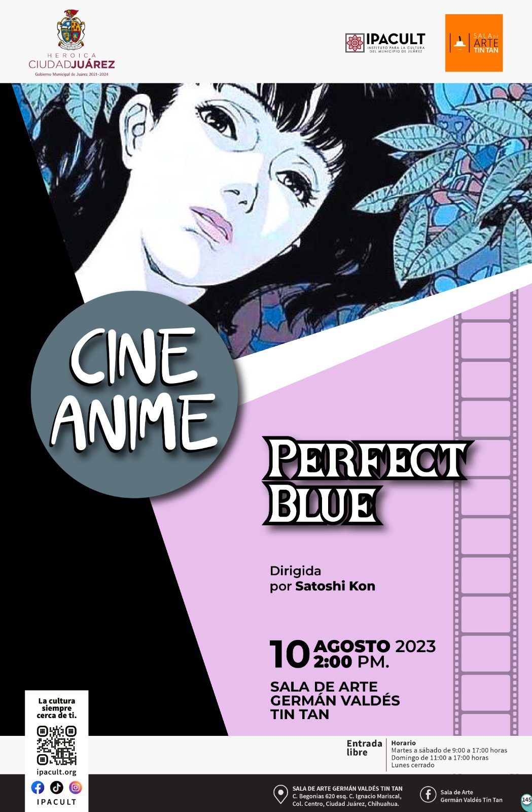 Presenta el IPACULT ciclo de Cine Anime el próximo jueves