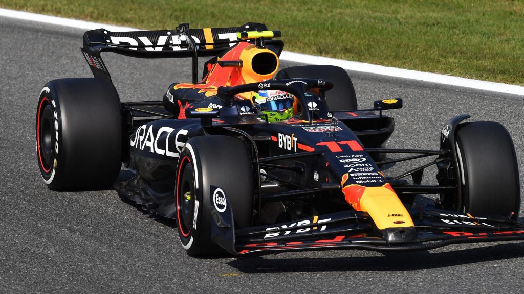 Checo Pérez arrancará quinto en el Gran Premio de Italia y Verstappen saldrá segundo, tras perder la pole position ante Carlos Sainz