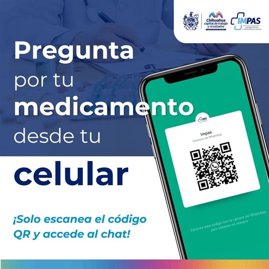 Ofrece IMPAS chat para consultar disponibilidad de medicamentos