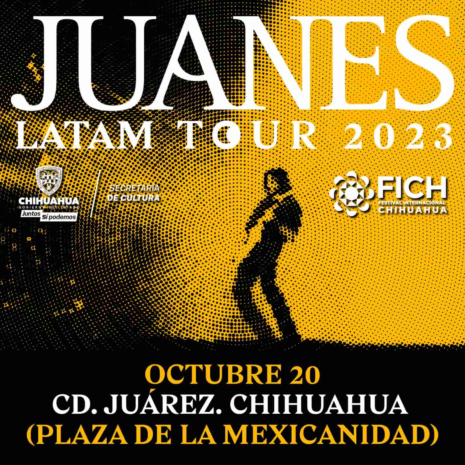 Se presenta Juanes por primera vez en Ciudad Juárez en el Festival Internacional Chihuahua