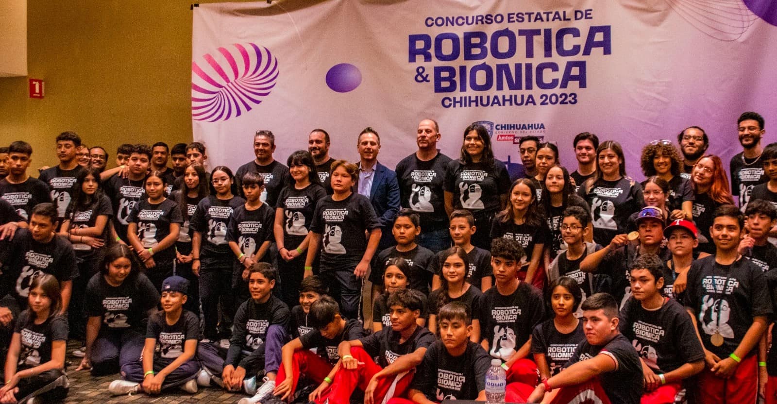 Premian a los estudiantes ganadores del Concurso Estatal de Robótica y Biónica Chihuahua 2023