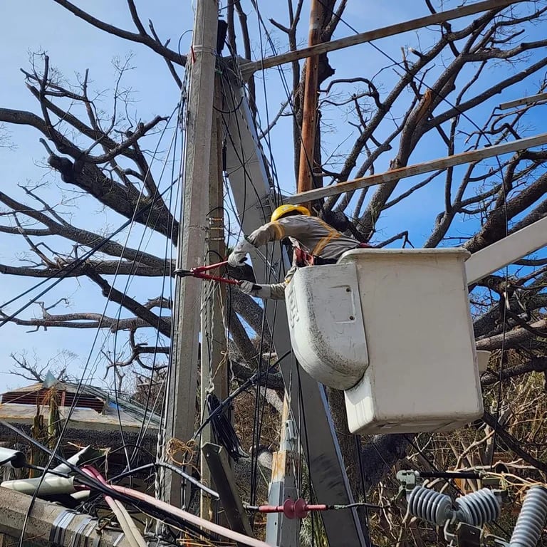 Tras el paso de “Otis”, CFE confirmó restablecimiento eléctrico en Acapulco al 100%